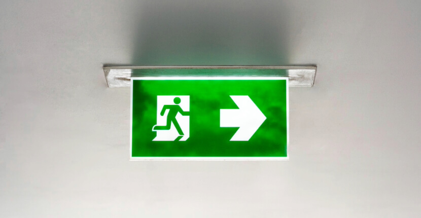 Emergency Escape Lighting Banner